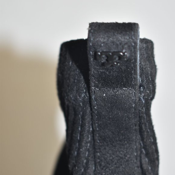TORY BURCH Rowan Sock Booties Black Size 6.5 - Picture 10 of 11